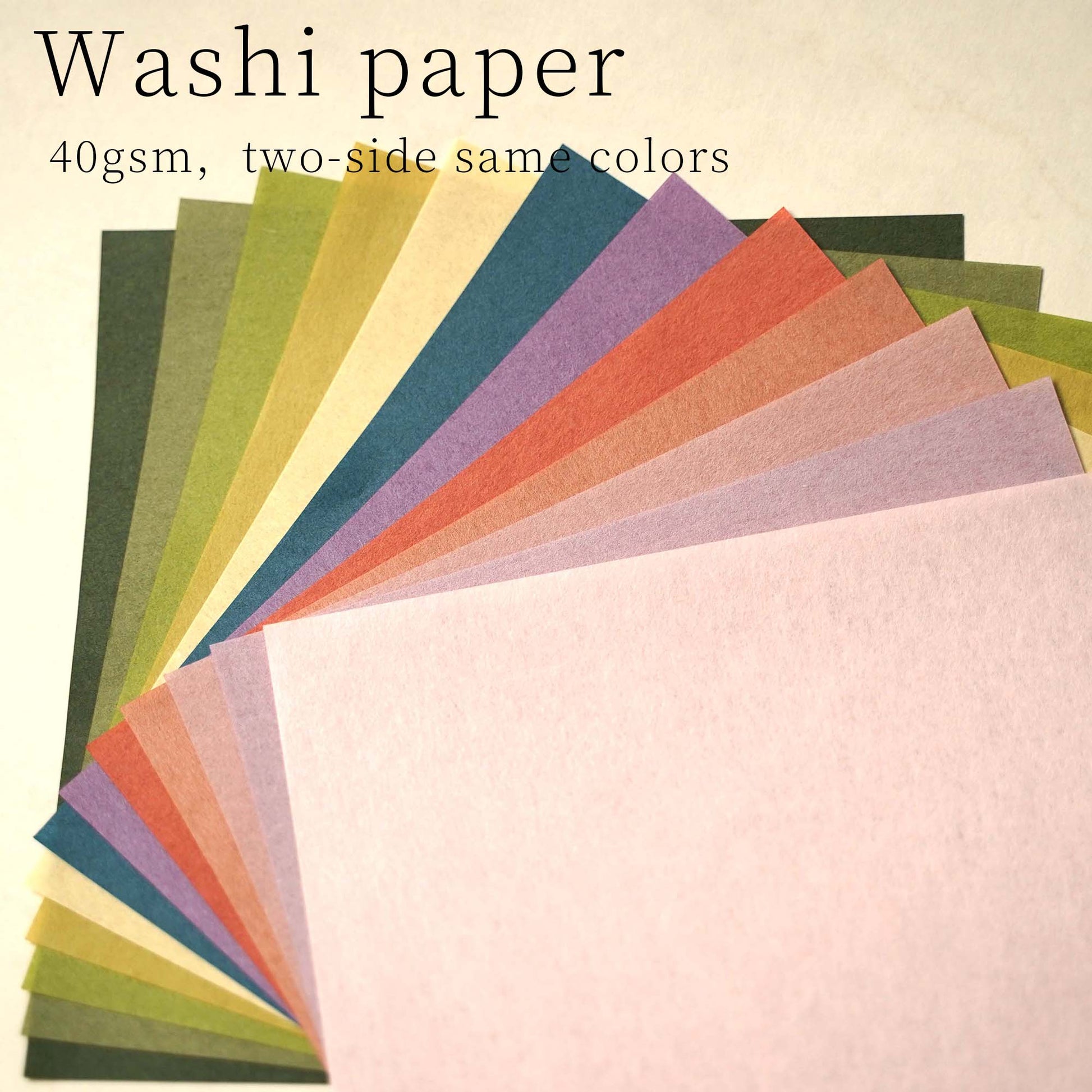 Pack: Washi paper, 12 colors, SAOC-Miogami, Thin and strong, Super Com –  SAOC ORIGAMI